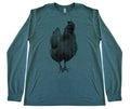 Half-Tone Hen - Sueded Long Sleeve Tee