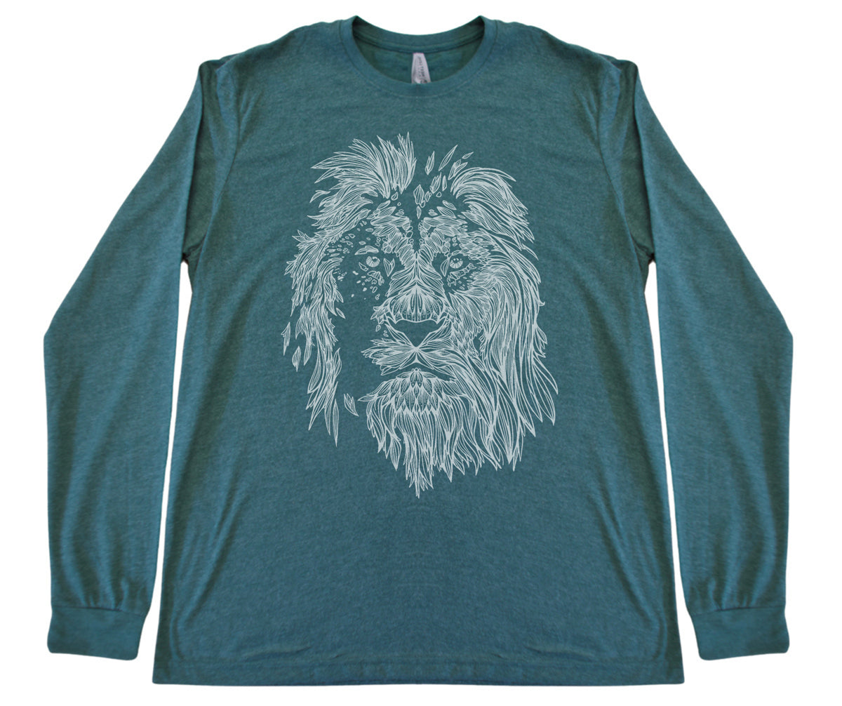 Lion -Sueded Long Sleeve Tee