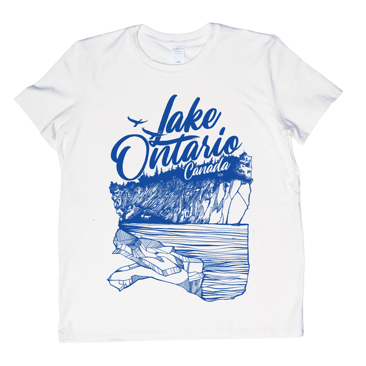 "Lake Ontario" Made in Canada Women's Midweight Tee 🍁