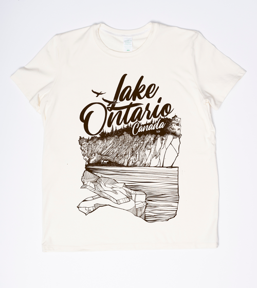 "Lake Ontario" Made in Canada Women's Midweight Tee 🍁
