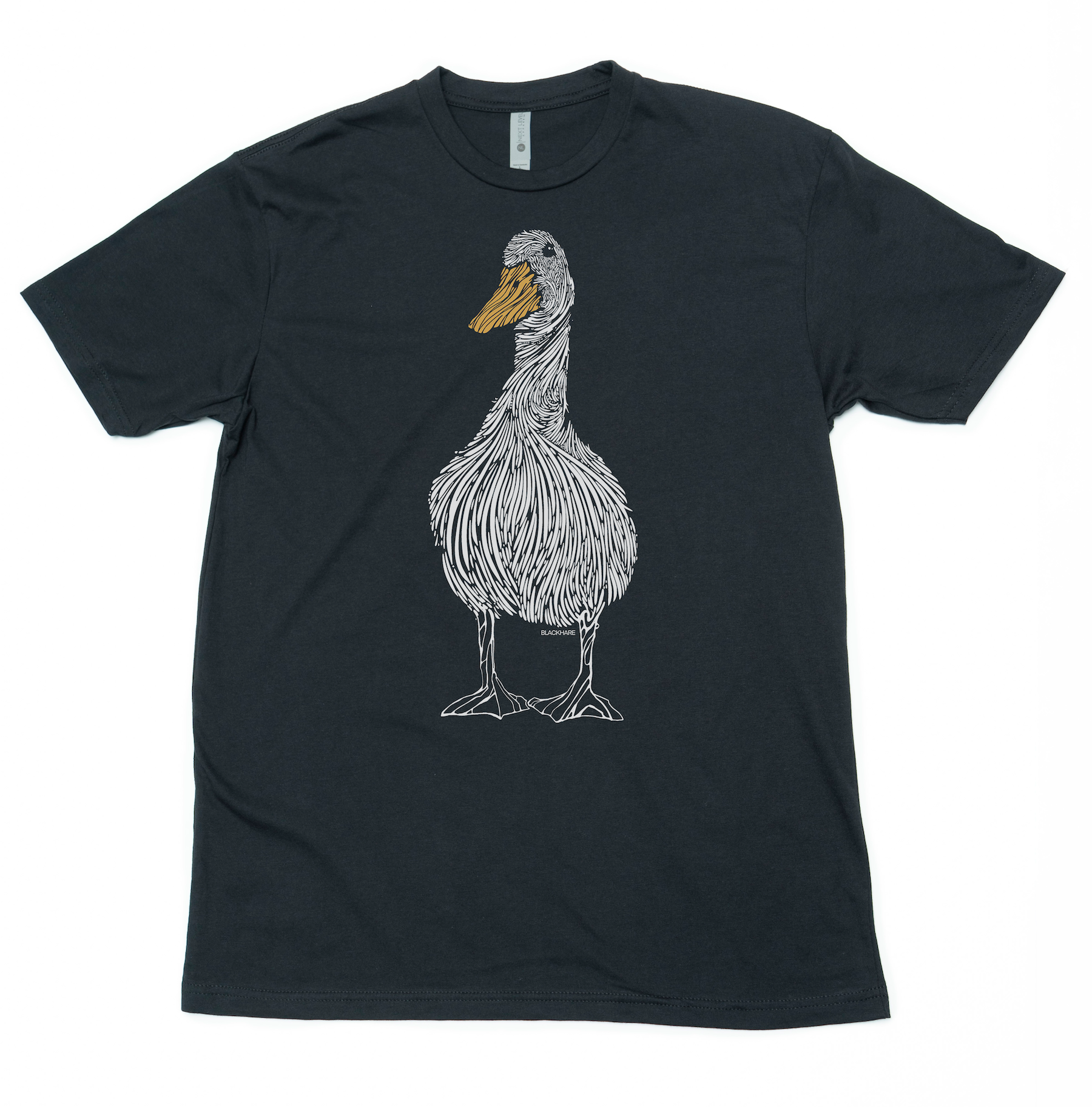 Duck Graphic T-Shirt | Hand Printed by Blackhare Print Studio