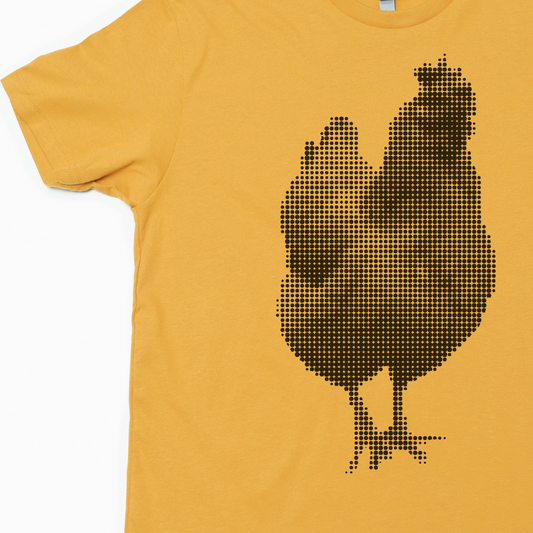 Half-Tone Hen - Lightweight CVC Signature Tee