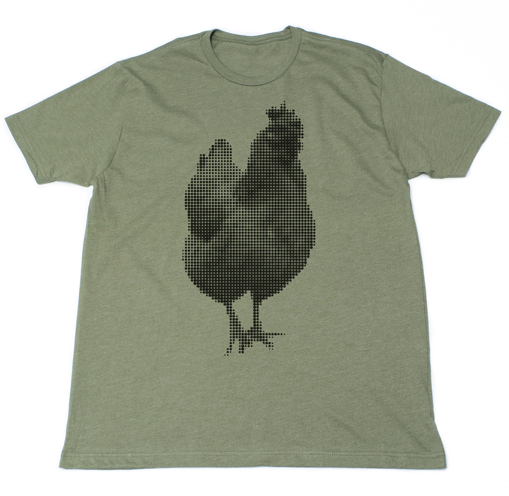Half-Tone Hen - Lightweight CVC Signature Tee