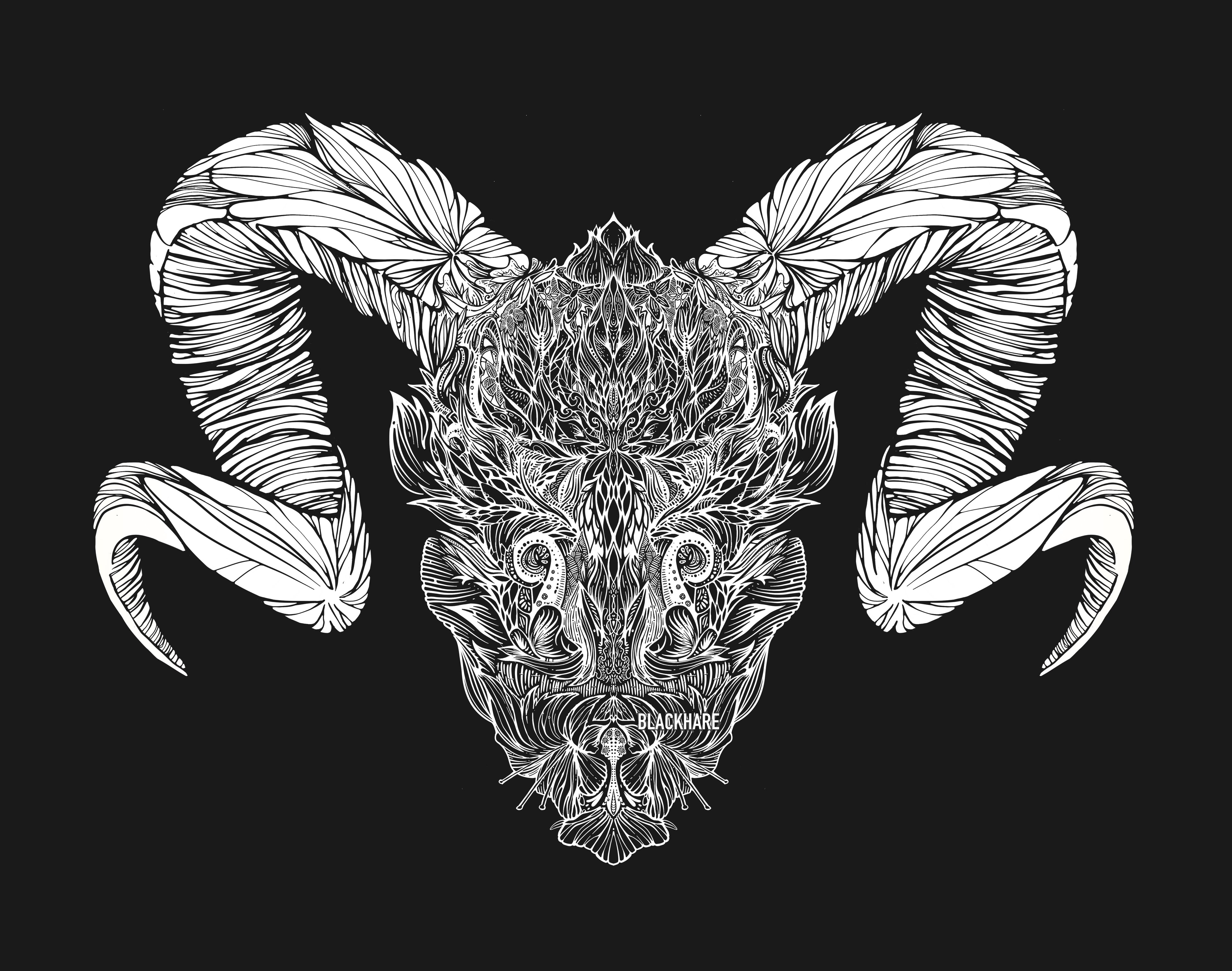 Ram Skull 2.0 - Made in Canada Midweight Women's Fit Tee 🍁