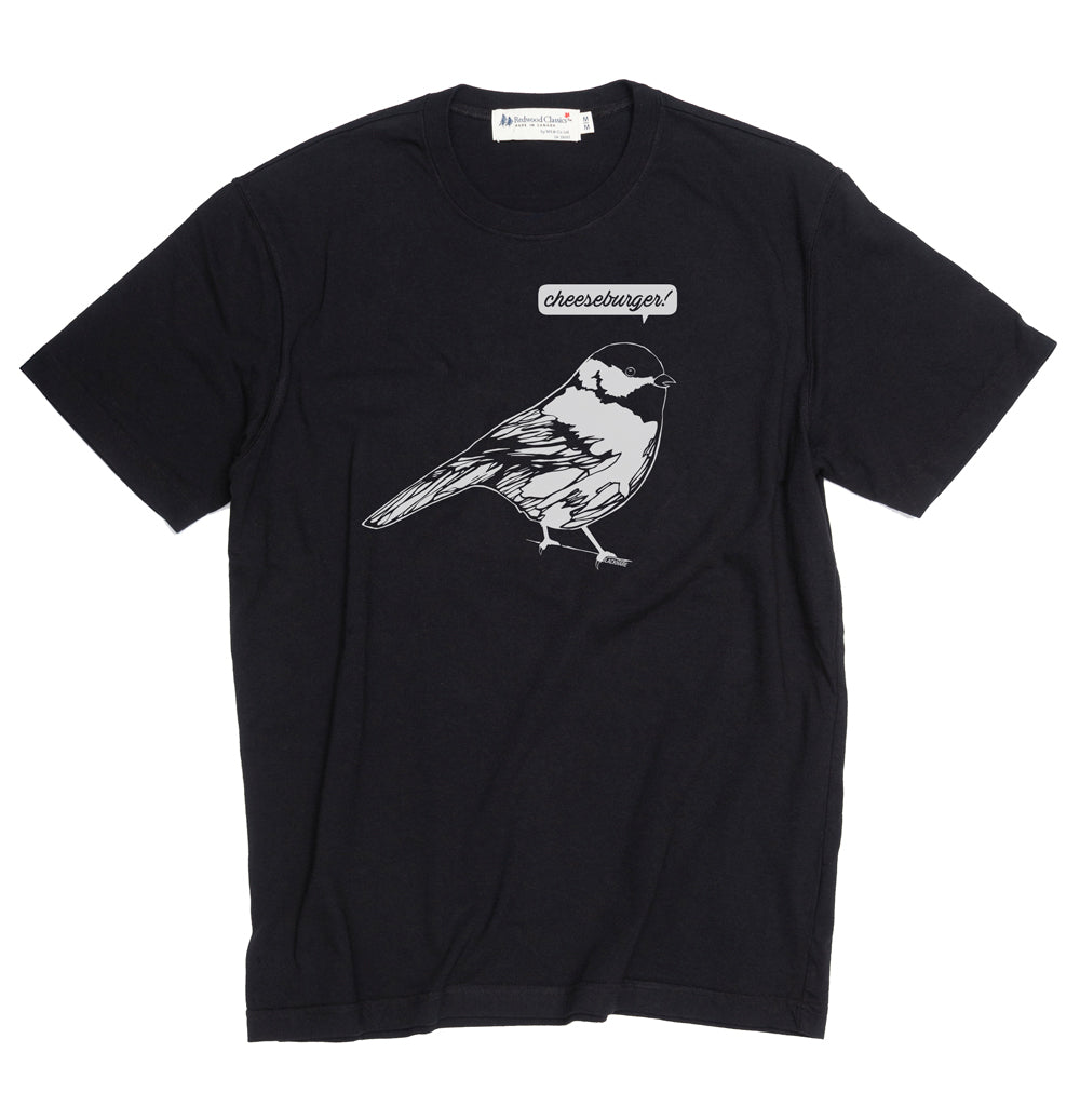 "Cheeseburger Bird" Made in Canada Midweight Tee 🍁