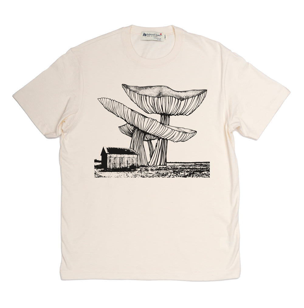 "Marsh Mushrooms" Made in Canada Midweight Tee 🍁