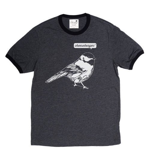 "Cheeseburger Bird" Made in Canada Midweight Tee 🍁
