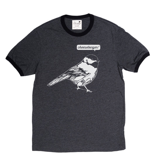 "Cheeseburger Bird" Made in Canada Midweight Tee 🍁