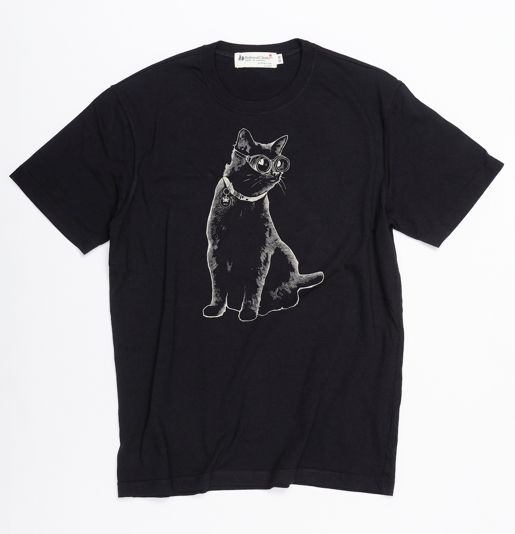 "Bits the Cat" Made in Canada Midweight Tee 🍁