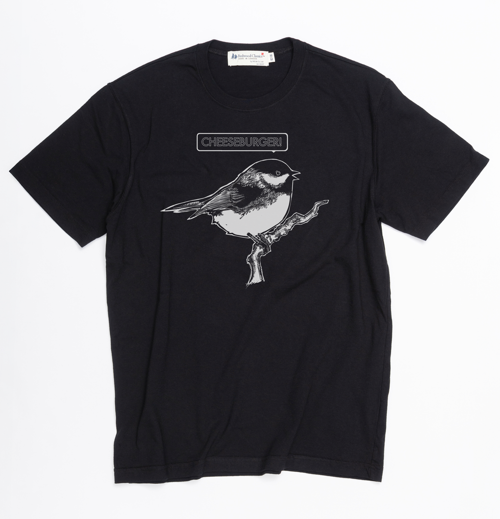 "Cheeseburger Bird" Made in Canada Midweight Tee 🍁