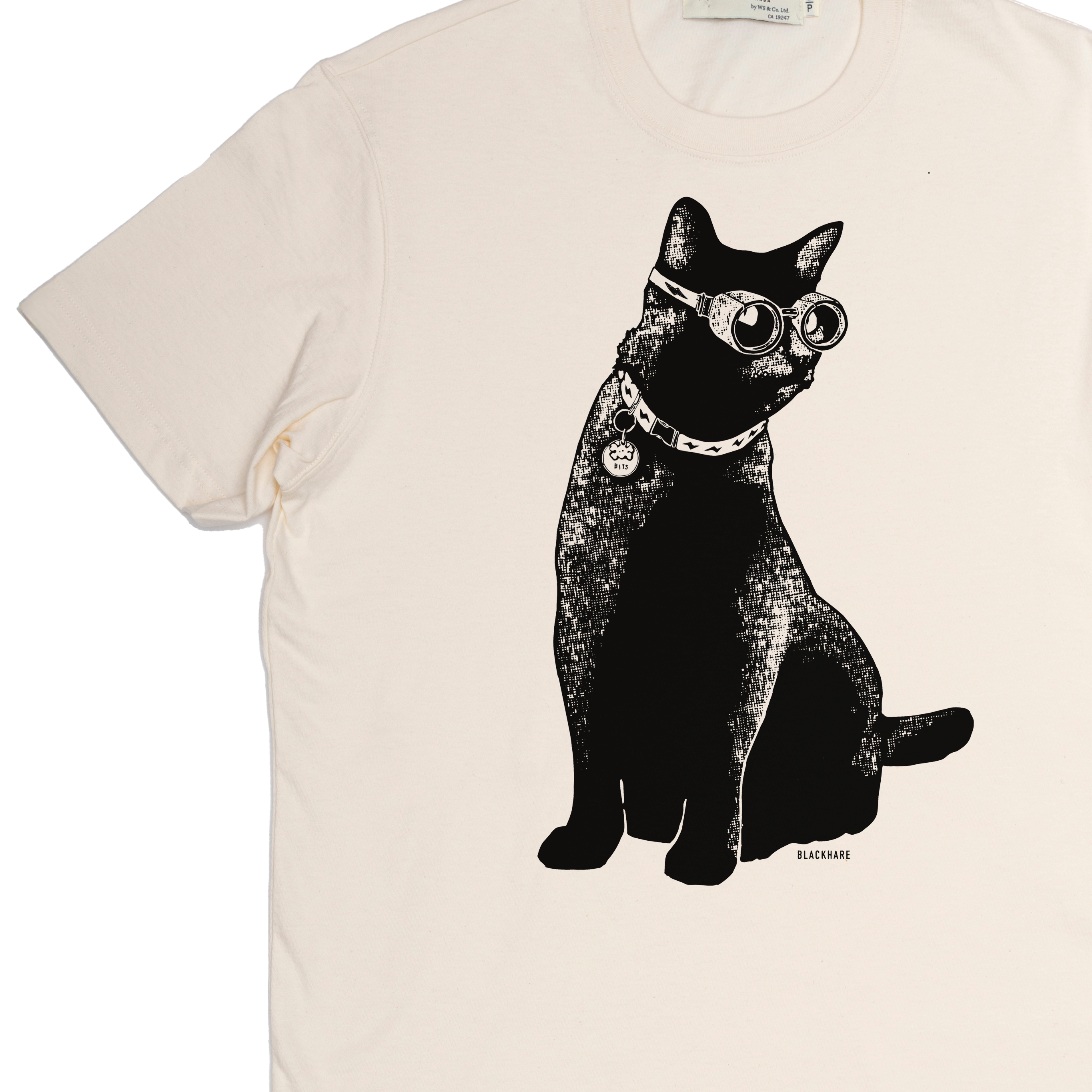 "Bits the Cat" Made in Canada Midweight Tee 🍁