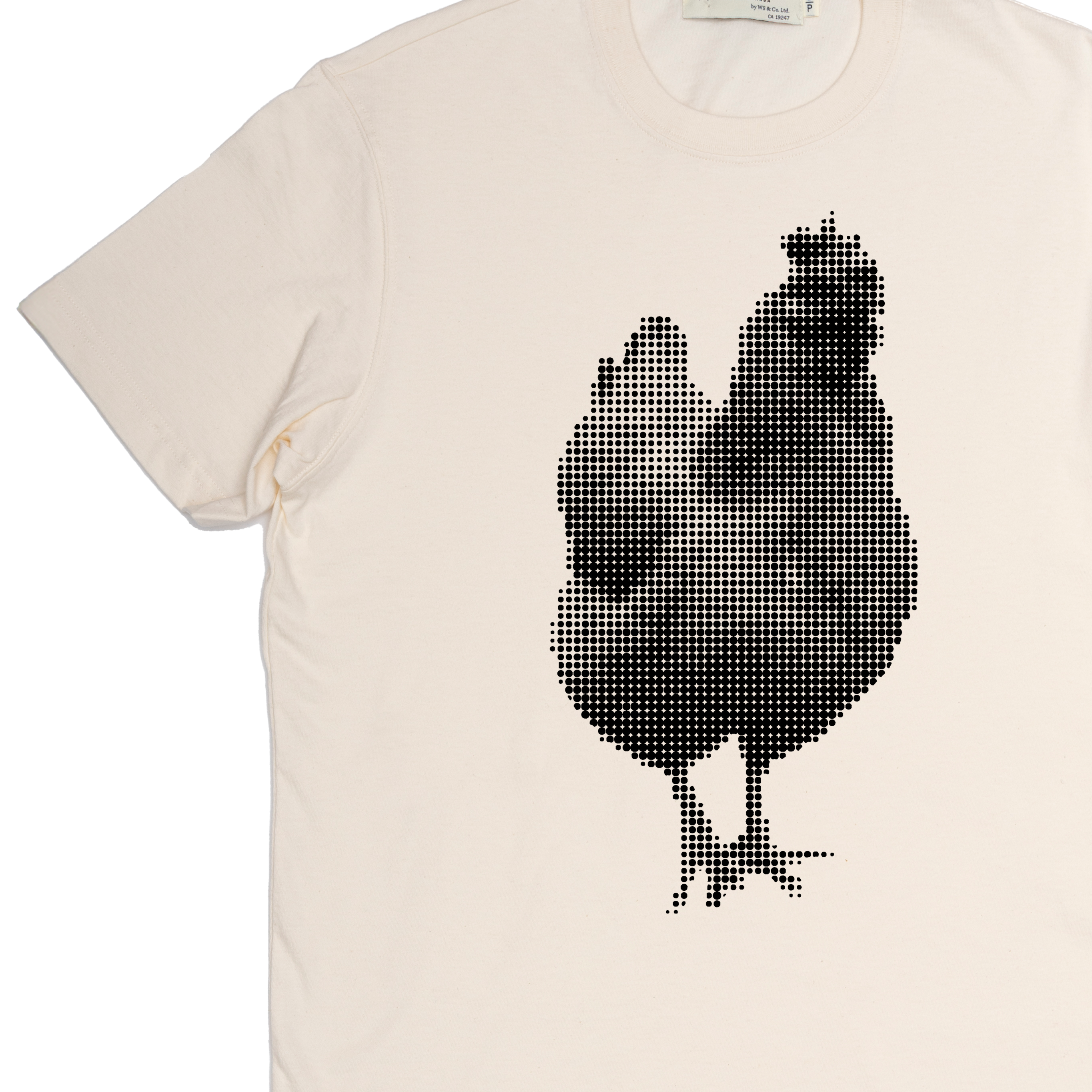"Half-Tone Hen" Made in Canada Midweight Tee 🍁