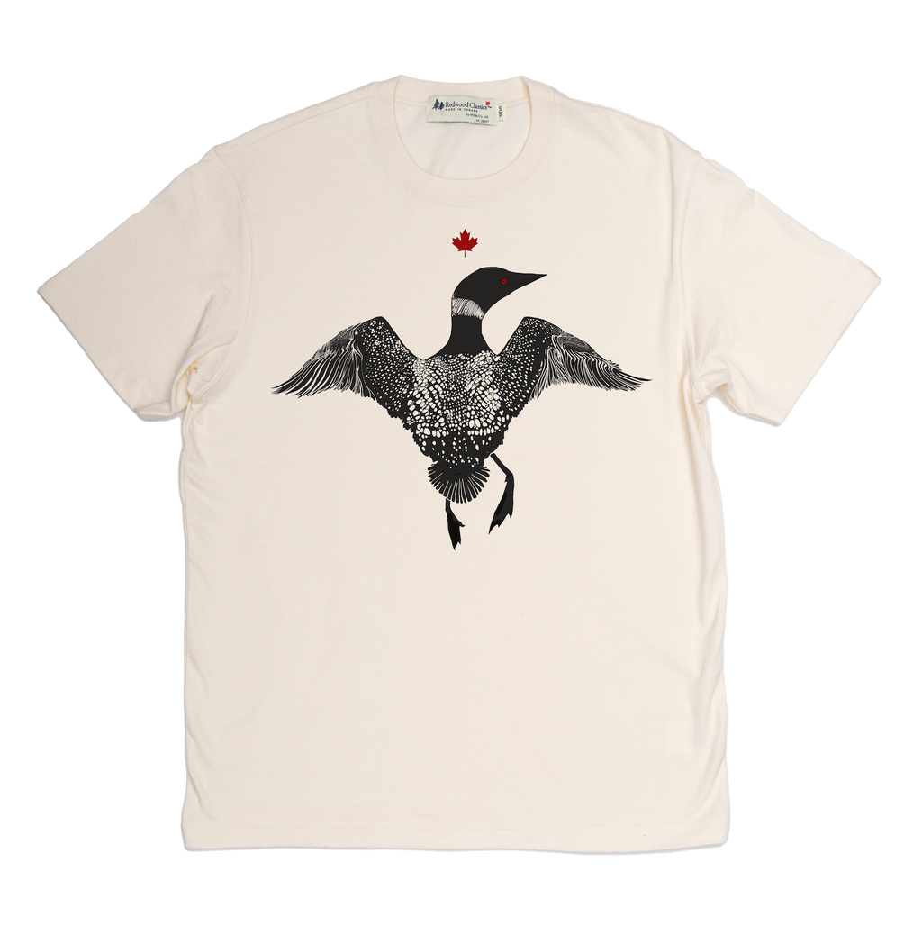 "Loon" - Made in Canada Midweight Tee 🍁