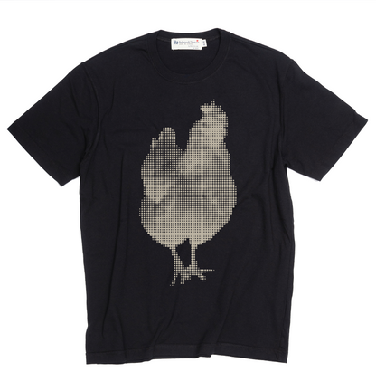 "Half-Tone Hen" Made in Canada Midweight Tee 🍁