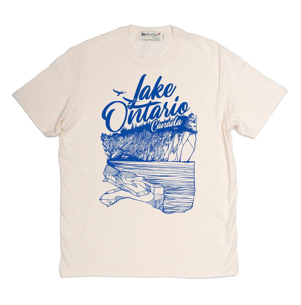 "Lake Ontario" Made in Canada Midweight Tee 🍁