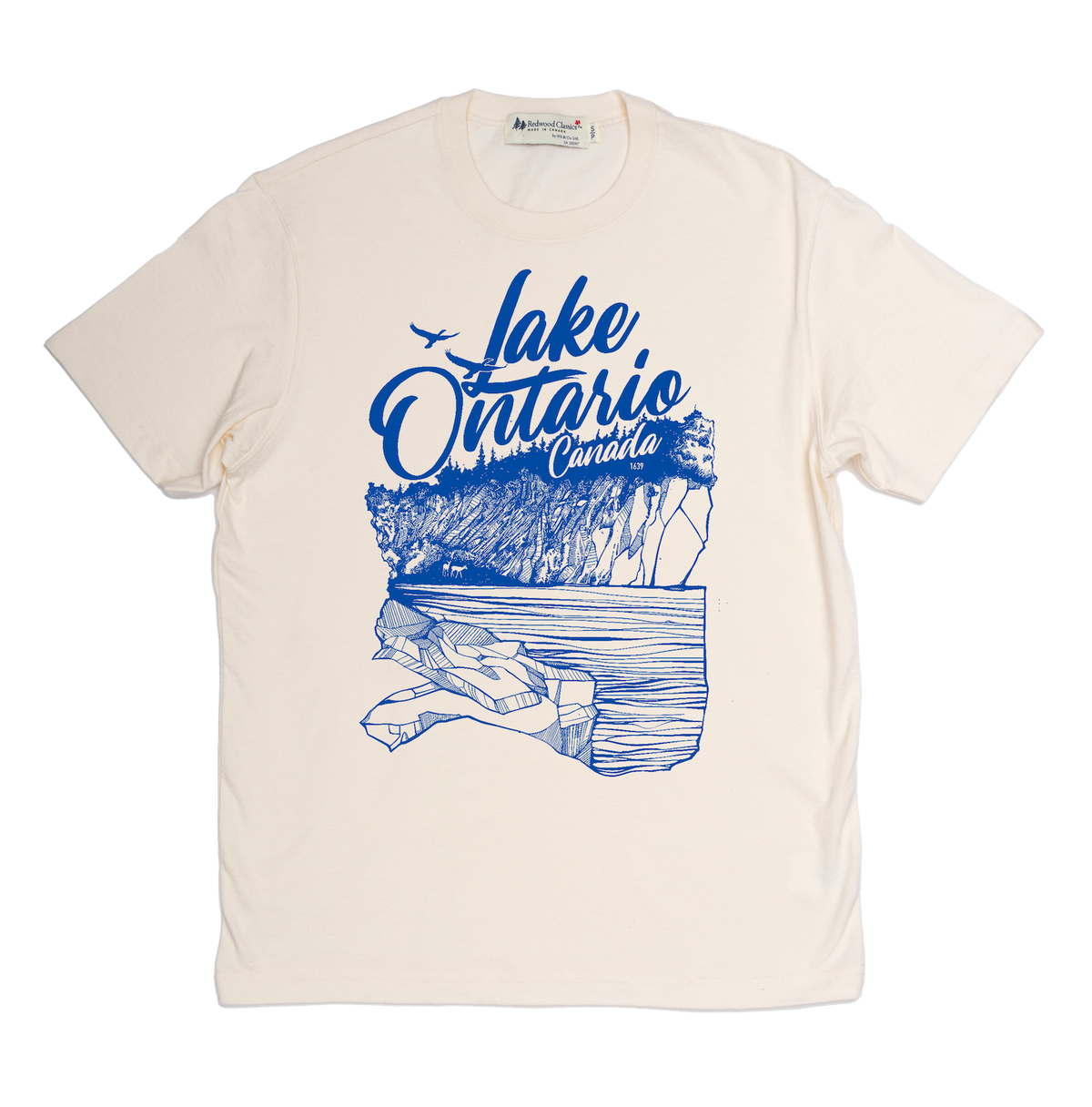 "Lake Ontario" Made in Canada Midweight Tee 🍁
