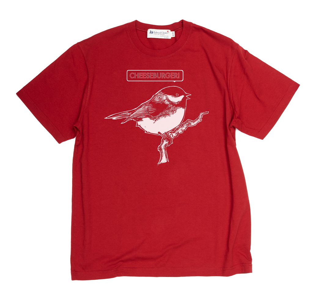 "Cheeseburger Bird" Made in Canada Midweight Tee 🍁