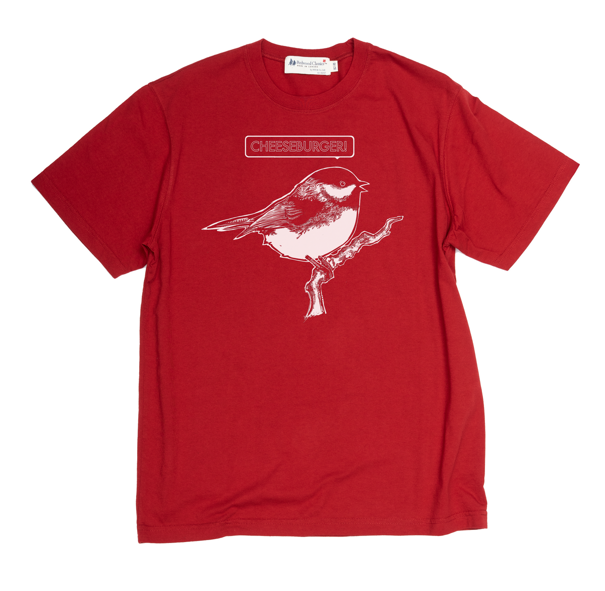 "Cheeseburger Bird" Made in Canada Midweight Tee 🍁