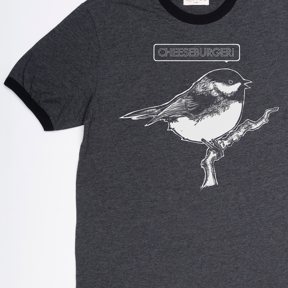 "Cheeseburger Bird" Made in Canada Midweight Tee 🍁