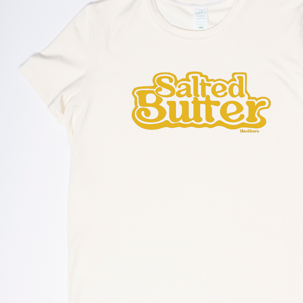 "Salted Butter" Made in Canada Women's Midweight Tee 🍁
