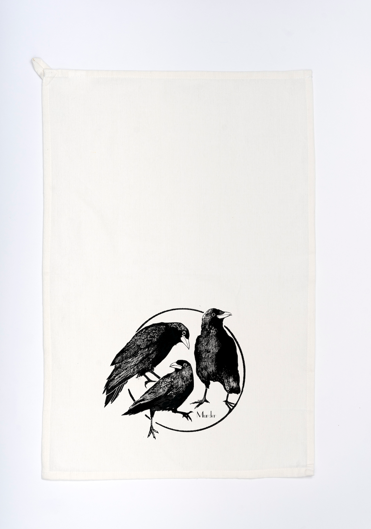 Crows Tea Towel
