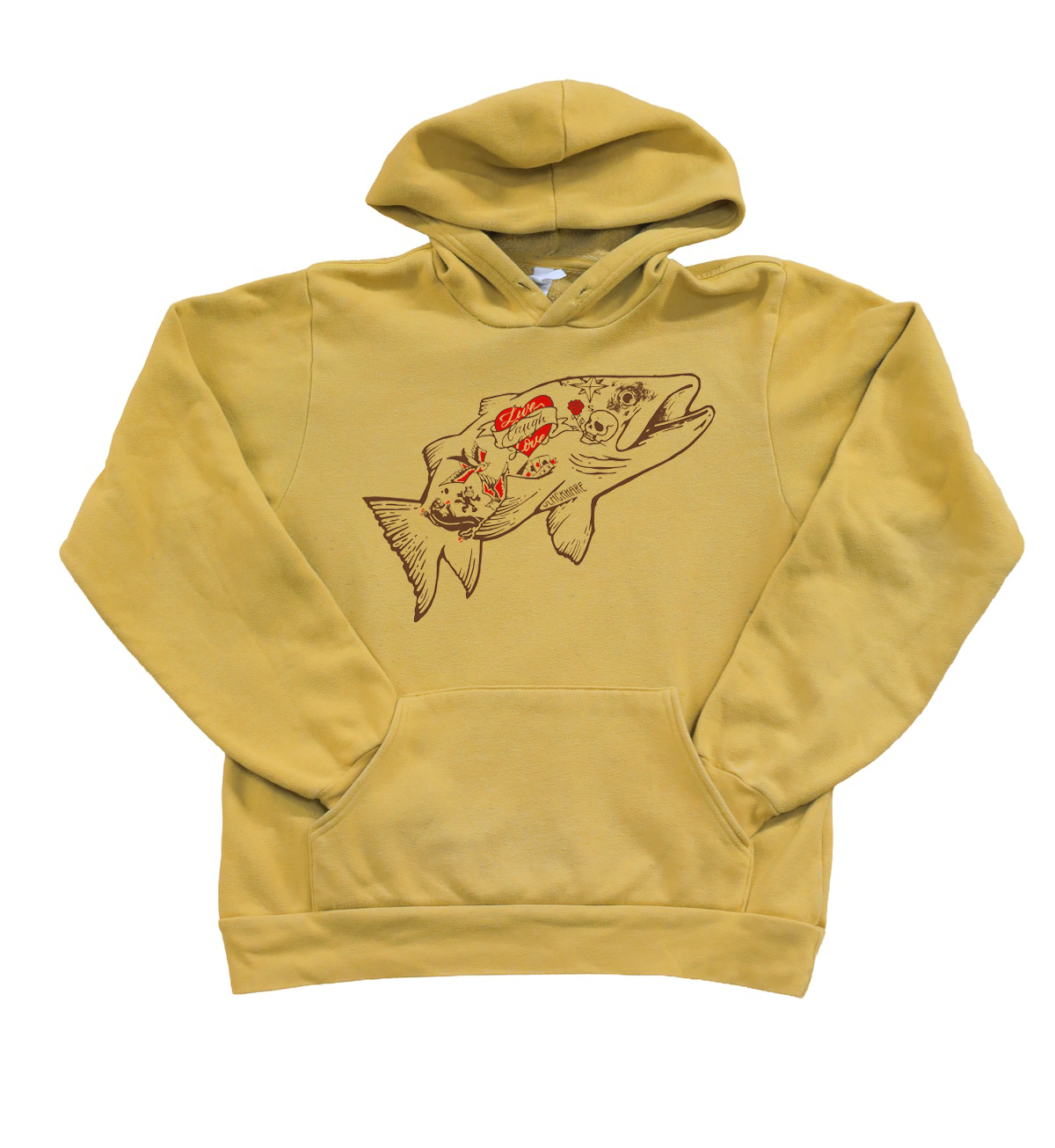 Tattoo Trout - Spongefleece Hoodie