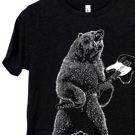 Guitar Bear - Graphic Tee for Her