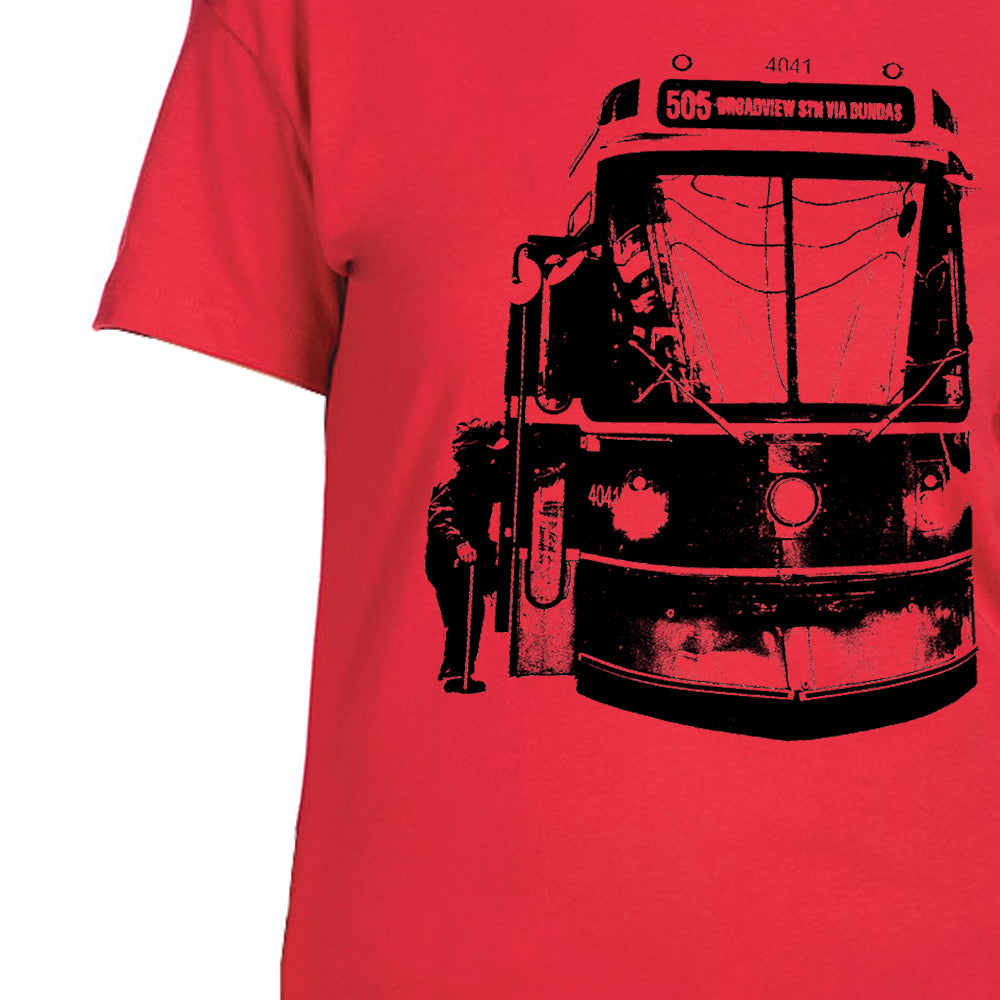 TTC Streetcar - Made in Canada Midweight Women's Fit Tee 🍁