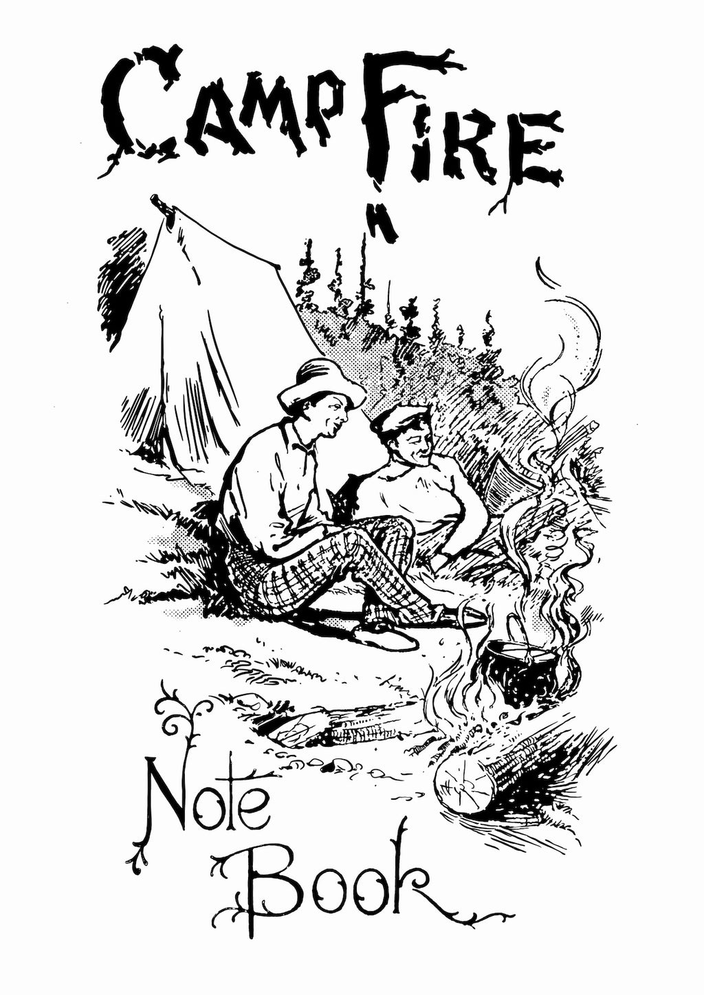 Campfire Notebook - Lightweight CVC Signature Tee