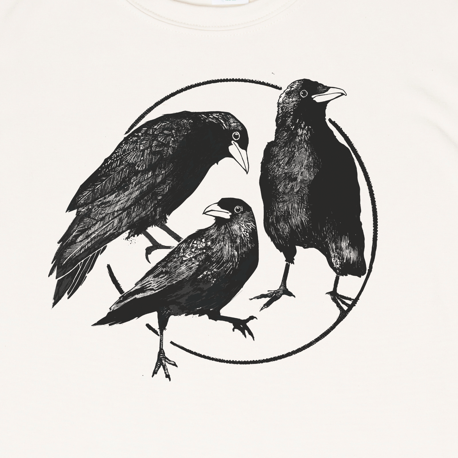 Crows - Made in Canada Midweight Women's Fit Tee 🍁