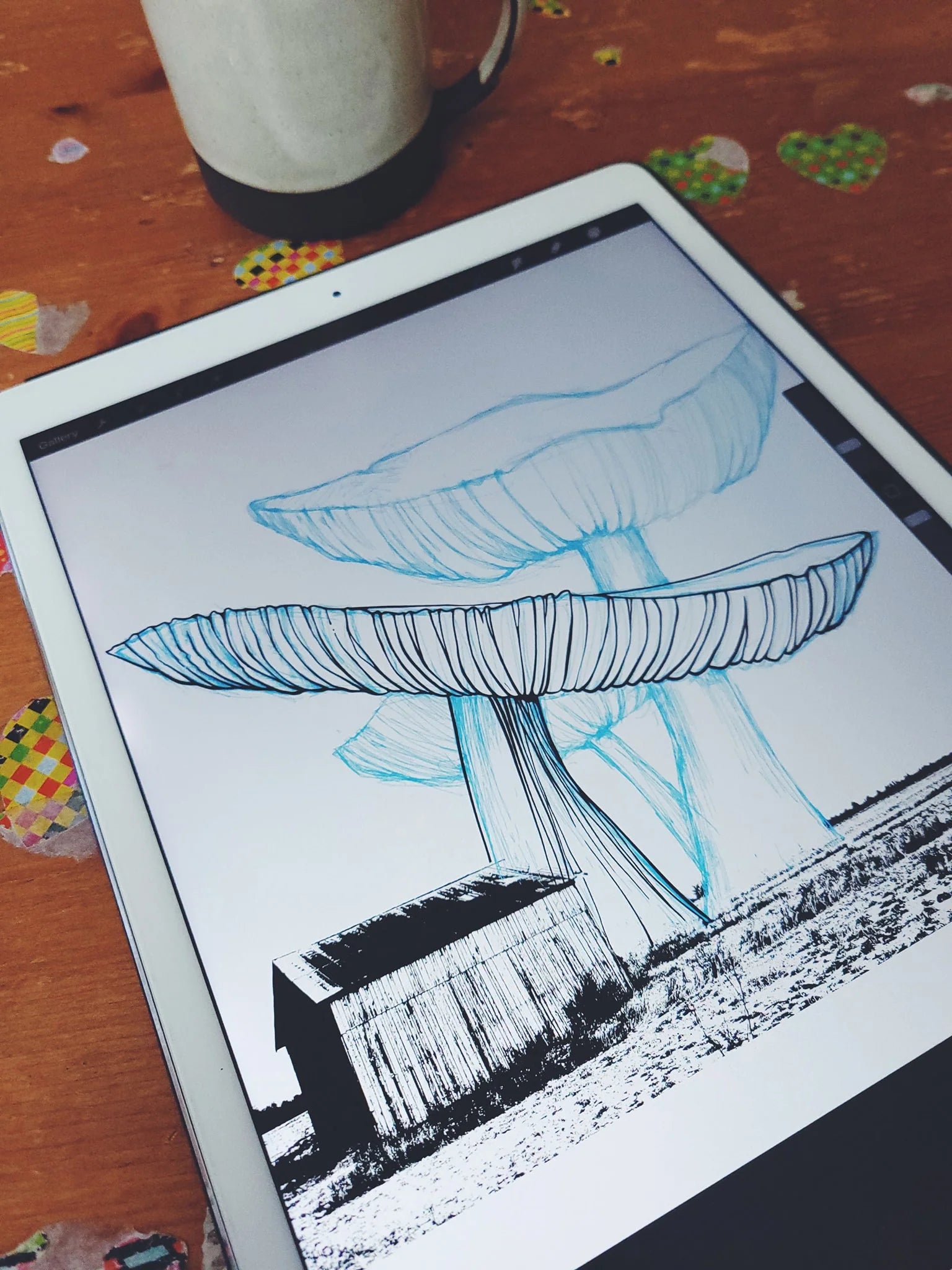 Marsh Mushrooms - Lightweight Signature Tee