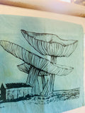 Marsh Mushroom Tea Towel