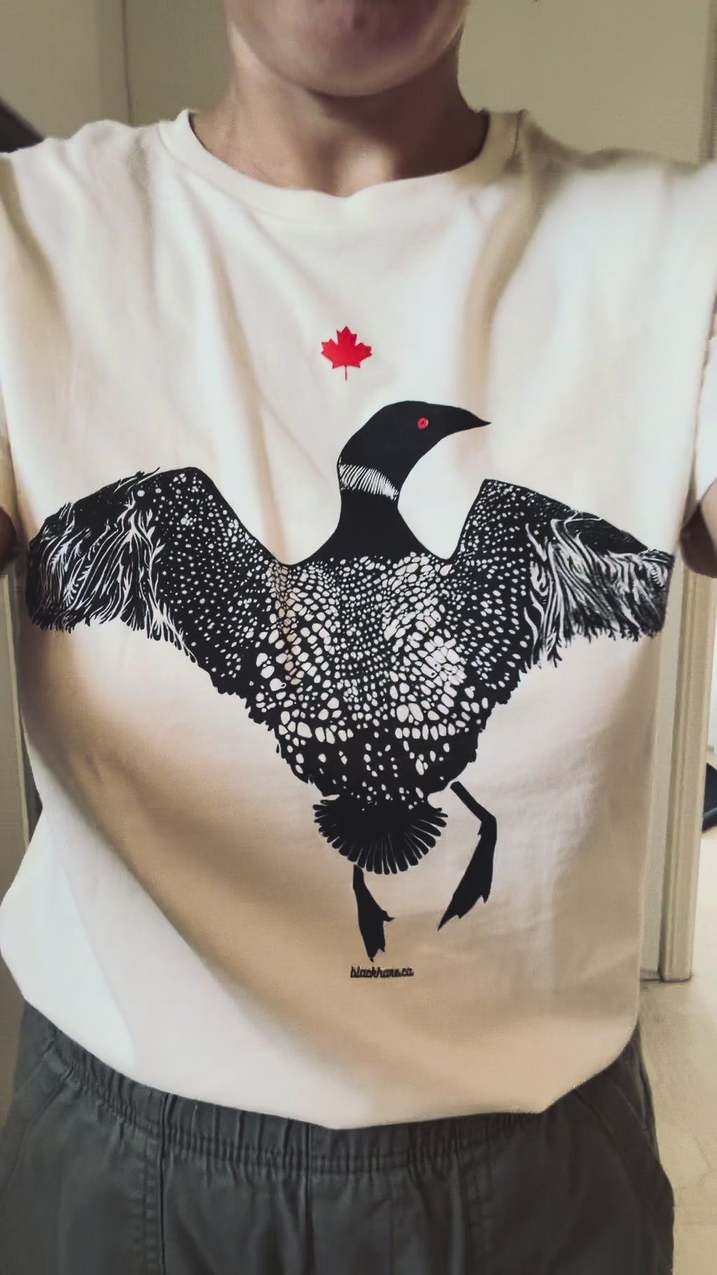 Loon - Midweight Made in Canada Women's Fit Tee 🍁