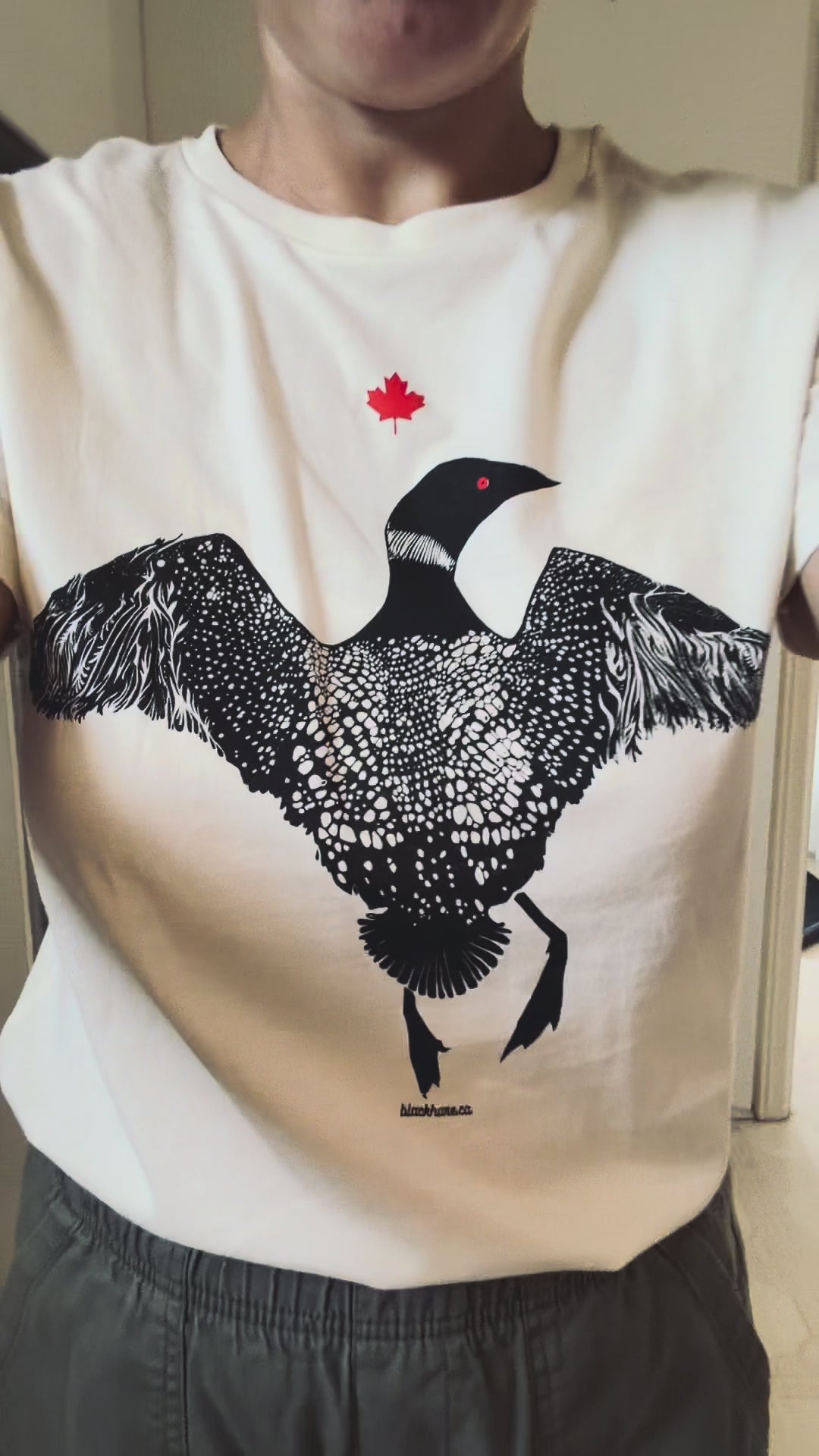 Loon - Midweight Made in Canada Women's Fit Tee 🍁