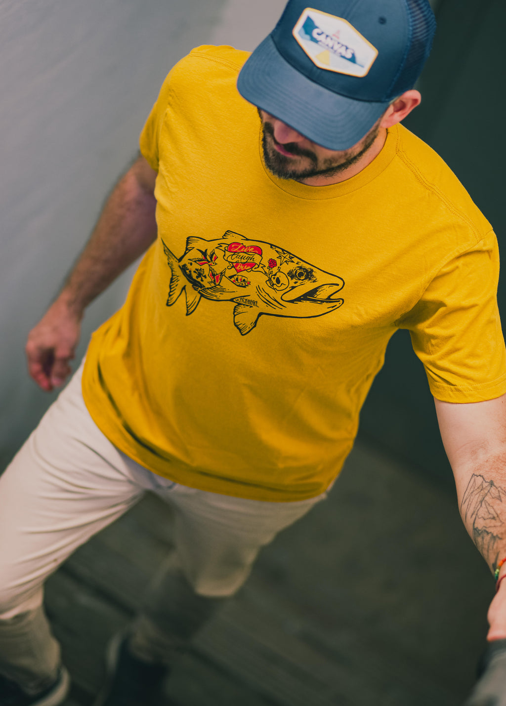 Tattoo Trout - Lightweight CVC Signature Tee