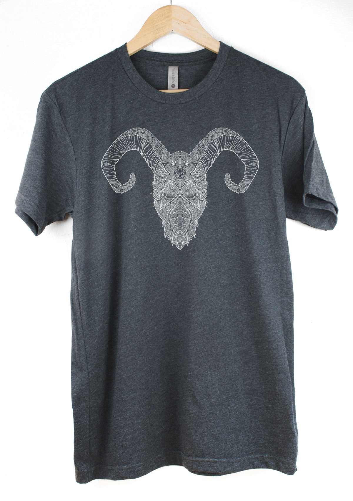 Rockhopper Ram Skull Illustration T-Shirt